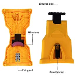 Quality Chainsaw Teeth Sharpener Portable Sharpen Chain Saw Bar-Mount Fast Grinding Sharpening Chainsaw Chain Woodworking Tools