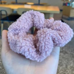 2024 Autumn Winter New Sweet Plush Soft Girls' Women Pompom Hair Ties Elastic Hair Band Ropes Accessories Headwear