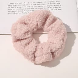 2024 Autumn Winter New Sweet Plush Soft Girls' Women Pompom Hair Ties Elastic Hair Band Ropes Accessories Headwear