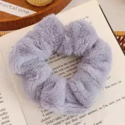 2024 Autumn Winter New Sweet Plush Soft Girls' Women Pompom Hair Ties Elastic Hair Band Ropes Accessories Headwear