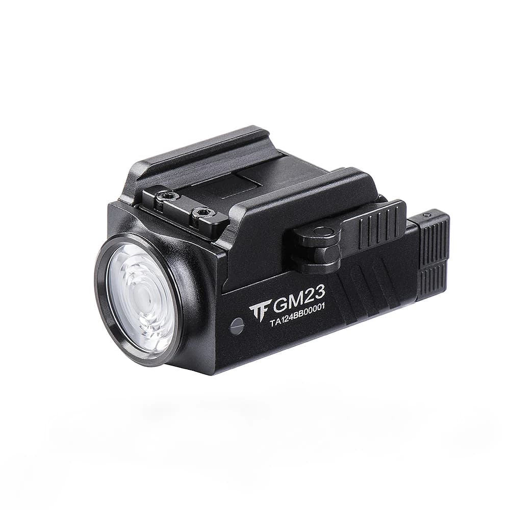 Trustfire GM23 Pistol Light Tactical 800 Lumen Rail Mounted Quick Release USB Rechargeable Led Flashlight for Glock 17 19