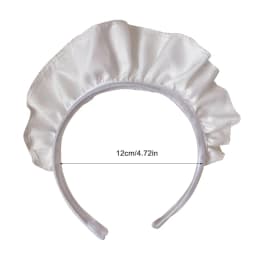 Girls Wide  Headwear White Maid Headband Novelty Sweet  HeadpieceCartoon Anime Cosplay Hair Ornaments Dropshipping