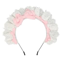 Girls Wide  Headwear White Maid Headband Novelty Sweet  HeadpieceCartoon Anime Cosplay Hair Ornaments Dropshipping