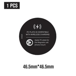Universal Metal Plate Disk Sheets For Wireless Charger Magnet Plate Disk For Mobile Phone Holder Car Wireless Phone Holder Sheet