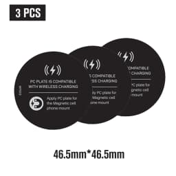 Universal Metal Plate Disk Sheets For Wireless Charger Magnet Plate Disk For Mobile Phone Holder Car Wireless Phone Holder Sheet