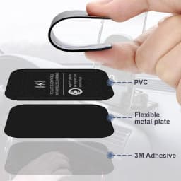 Universal Metal Plate Disk Sheets For Wireless Charger Magnet Plate Disk For Mobile Phone Holder Car Wireless Phone Holder Sheet