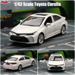 1/43 Toyota Corolla Hybrid Toy Car For Children Diecast Metal 1:43 Miniature Model Pull Back Educational Collection Gift Boys