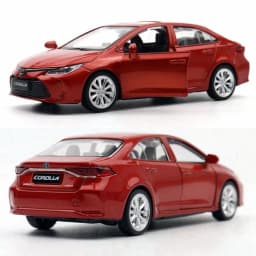 1/43 Toyota Corolla Hybrid Toy Car For Children Diecast Metal 1:43 Miniature Model Pull Back Educational Collection Gift Boys