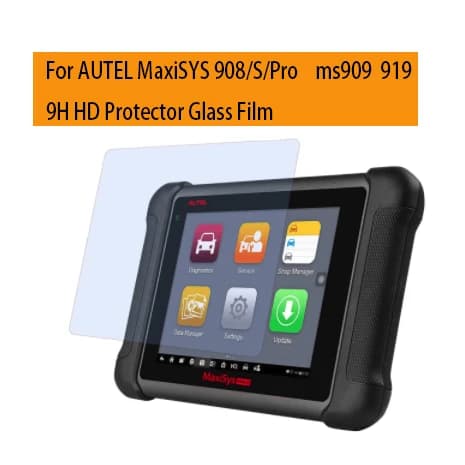 2pcs 9H HD Protector Screen Protectors Film For AUTEL MaxiSYS MS908 S PRO MS908P / MS909 MS919 Tempered Glass Film