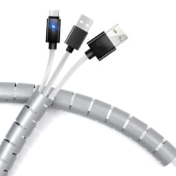 1.5/2m 10/16 mm Flexible Spiral Cable Organizer Storage Pipe Cord Protector Management Cable Winder Desk Tidy Cable Accessories
