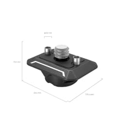 SmallRig Drop-in HawkLock Universal Mini Quick Release Clamp and Plate QR Plate Tripod Mount Adapter for Canon for Sony Camera