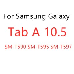 For Samsung Galaxy Tab A 10.5 2018 SM-T590 SM-T595 SM-T597 Tablet Bubble Free Scratch Proof HD Tempered Glass Screen Protector