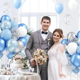 40pcs 12inch Blue White Sliver Snowflake Print Latex Balloons Set for Frozen Theme Birthday Snow Queen Party Decoration Supplies