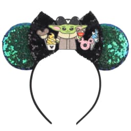 Newest Mickey Mouse Ears Headband for Women Kids Baby Girl Festival Party Hair Accessories with Sequins and 5 Inch Bow