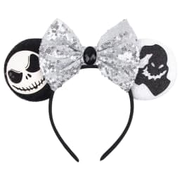 Newest Mickey Mouse Ears Headband for Women Kids Baby Girl Festival Party Hair Accessories with Sequins and 5 Inch Bow