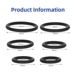 Silicone Male Health Exercise Rings Elastic Stretching Training Rings for Men Soft Silicone Reusable Bedroom Fitness Accessories