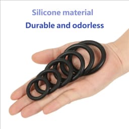 Silicone Male Health Exercise Rings Elastic Stretching Training Rings for Men Soft Silicone Reusable Bedroom Fitness Accessories