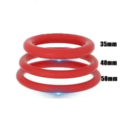 Silicone Male Health Exercise Rings Elastic Stretching Training Rings for Men Soft Silicone Reusable Bedroom Fitness Accessories