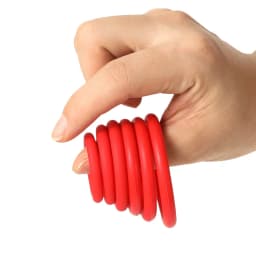 Silicone Male Health Exercise Rings Elastic Stretching Training Rings for Men Soft Silicone Reusable Bedroom Fitness Accessories