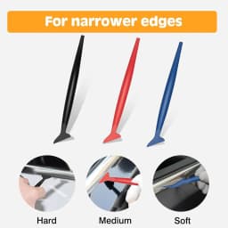 Car Vinyl Wrap Tool Kits Covering Vinyl Spatula Foiling Set Scraper for Window Tint Wrapping Squeegee Tools Car Accessories