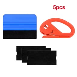 Car Vinyl Wrap Tool Kits Covering Vinyl Spatula Foiling Set Scraper for Window Tint Wrapping Squeegee Tools Car Accessories