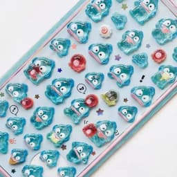 Hello Kitty 3D Hollow Bubble Relief Sticker Sanrio Kawaii DIY Reward Sticker Cute Sticker for Kids Gift