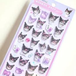 Hello Kitty 3D Hollow Bubble Relief Sticker Sanrio Kawaii DIY Reward Sticker Cute Sticker for Kids Gift