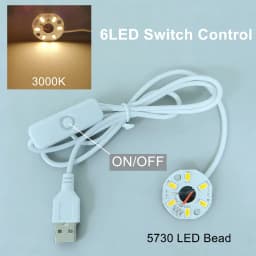 4/2/1Pcs Dimmable High Brightness 5V USB Colorful Gradient LED RGB Light Board Remote Control DIY Model Display Light PCB Board