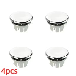 4Pcs Kitchen Bathroom Basin Circular Overflow Drain Cover Decoration Bathtub Sink Hole Overflow Hollow Washbasin Overflow