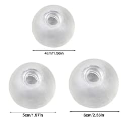 10PCs Sphere Jewelry TRP Casting Molds Tools DIY Empty Ball Skin Handmade Ball Decompression Slow Rebound Toy