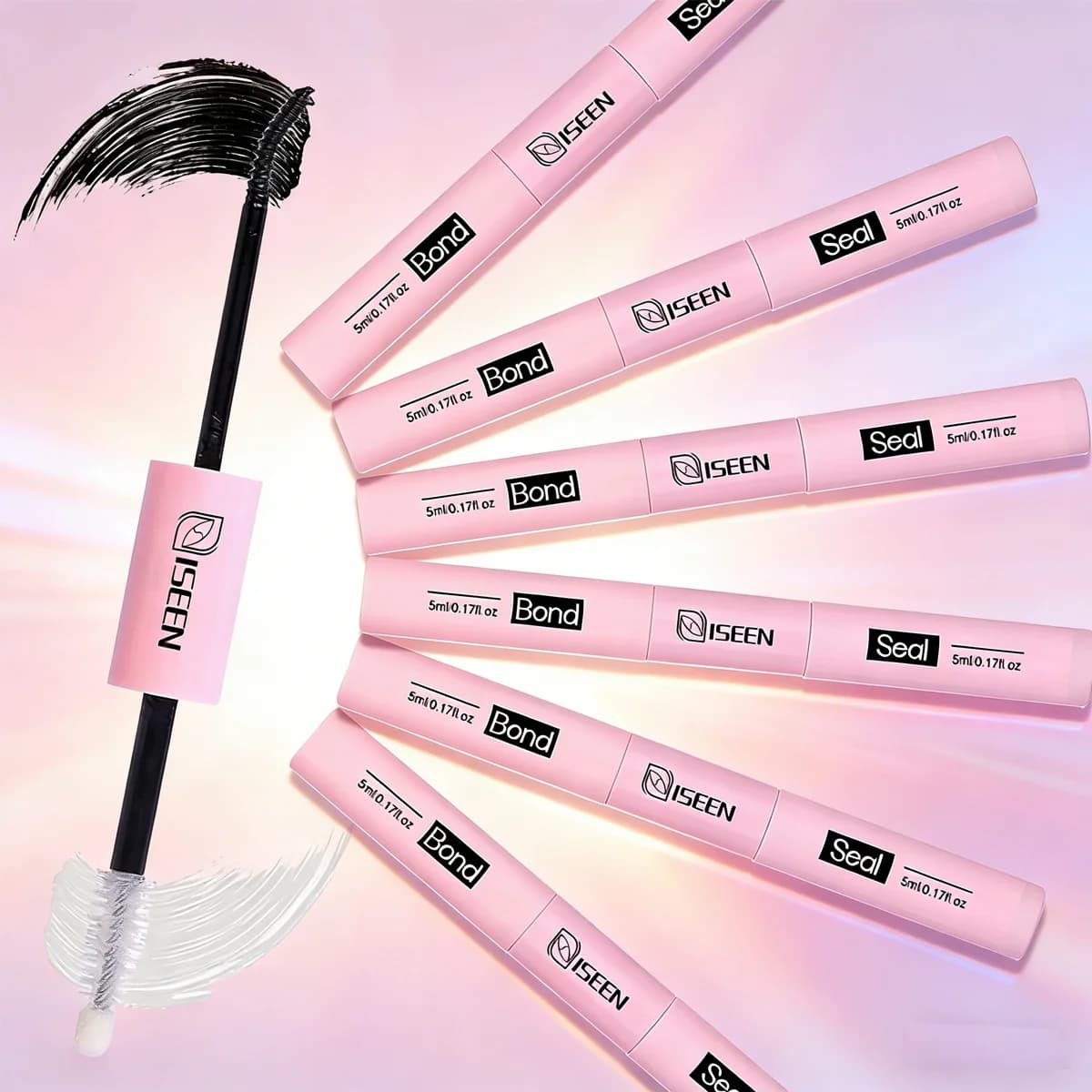 Lash Cluster Glue Lash Bond and Seal for Eyelash Clusters 10ml Bond and Seal Waterproof Strong Hold for 72H