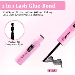 Lash Cluster Glue Lash Bond and Seal for Eyelash Clusters 10ml Bond and Seal Waterproof Strong Hold for 72H
