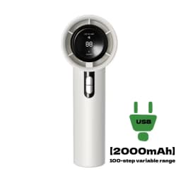 Lenovo Ultra Quiet 100 Speed Handheld Fan ​​USB Rechargeable Portable Mini Turbo Fan for Office and Travel with LED Indicator