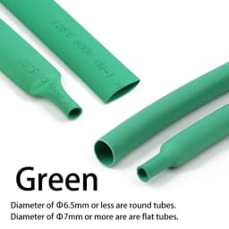 10Meters Heat Shrink Tube 2:1 Shrinkage Ratio Dia 0.6 0.8 1 1.5 2 2.5 3 4 5 6 mm Polyolefin Insulated Cable Sleeving 12 Colors