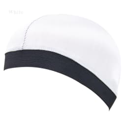 Solid Color Wave Caps With Durag for Men Headwear Soft Elastic Breathable Beanie Turban Cap Headwrap Bonnet Hair Accessories