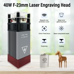 LASER TREE 20w 40W 80W Laser Module 450nm Laser Head Blue Laser for Cnc Laser Engraving Cutting Machine WoodWorking DIY Tools