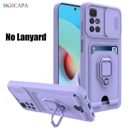 Crossbody Chain Lanyard Slide Case For Samsung A13 A23 A32 A53 A73 5G Wallet Card Slot Cover for Samsung M32 A51 A71 4G A52S A72