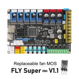 Mellow Fly Fan MOS Board For Fly-rrf-e3 Pro / Fly-Super ∞ / Fly-Gemini Board