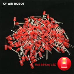 50pcs 5mm White Green Red Blue Yellow Light-Emitting-Diode Automatic Flashing LED Flash Control Blinking 5 Mm LED Diode 1.5HZ