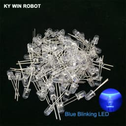 50pcs 5mm White Green Red Blue Yellow Light-Emitting-Diode Automatic Flashing LED Flash Control Blinking 5 Mm LED Diode 1.5HZ
