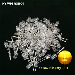 50pcs 5mm White Green Red Blue Yellow Light-Emitting-Diode Automatic Flashing LED Flash Control Blinking 5 Mm LED Diode 1.5HZ