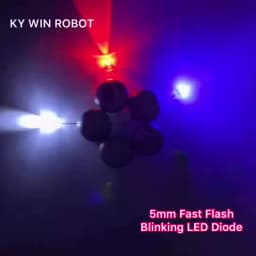50pcs 5mm White Green Red Blue Yellow Light-Emitting-Diode Automatic Flashing LED Flash Control Blinking 5 Mm LED Diode 1.5HZ