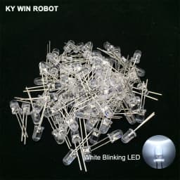 50pcs 5mm White Green Red Blue Yellow Light-Emitting-Diode Automatic Flashing LED Flash Control Blinking 5 Mm LED Diode 1.5HZ