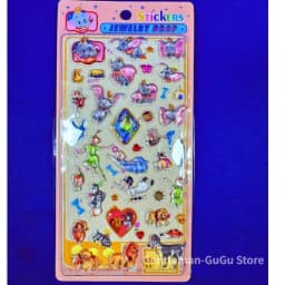 2026 New 3D Stickers of Loving Heart Smiley Face Strawberry Bear The Lion King Dalmatian and Dumbo, Cute Cartoon Style