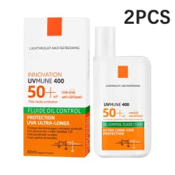 SPF50+ Sunscreen Lotion, Lightweight Non-Greasy Face & Body UV Protection Lasting Moisturizing, Refreshing Daily Sunburn Defense