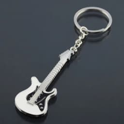 New Dice Key Chain Metal Personality Dice Poker Soccer Guitar Model Alloy Keychain Gift Car Key Ring 17045