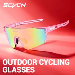 SCVCN New Outdoor Hiking Eyewear Cycling Sunglasses Women Men MTB Bike Glasses Sports Mountain Climbing Cycling UV400 Goggles