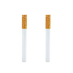 1/2/3/5/10Pcs Funny Cigarette Bubble Toy With Bubble Liquid Metal Smoking Machine Outdoor Portable Toy Smoking Accessories