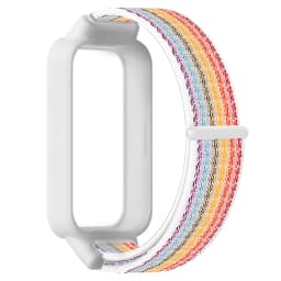 Nylon Loop Strap+Case for Xiaomi Smart Band 9 8 Active Accessories Sport Bracelet +Protective Bumper Shell Correa Redmi Band 3 2