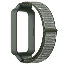 Nylon Loop Strap+Case for Xiaomi Smart Band 9 8 Active Accessories Sport Bracelet +Protective Bumper Shell Correa Redmi Band 3 2